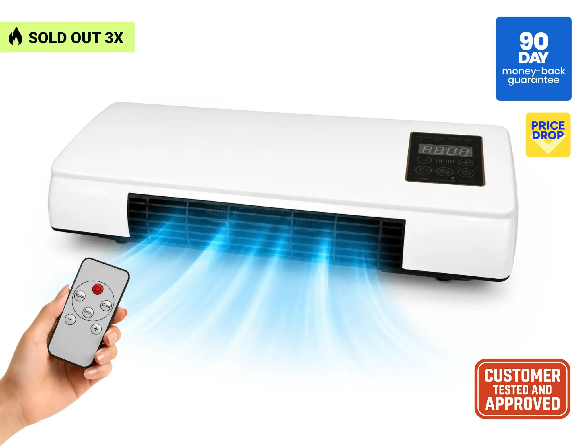 CoolCove device with remote